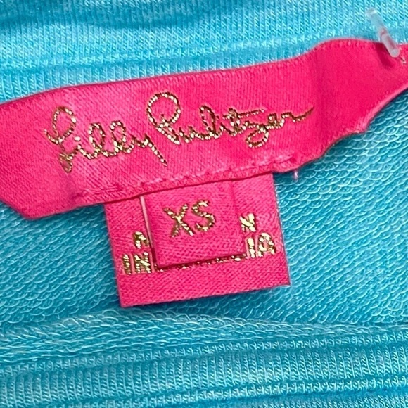 Lilly Pulitzer Belinda Blue Off The Shoulder Modal Blend Top Women’s XS - Picture 14 of 15